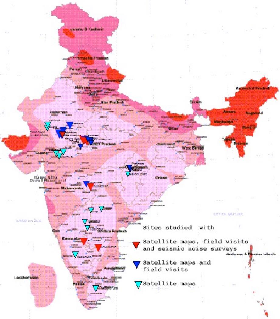 A country wide search for an appropriate site for LIGO-India in low earthquake risk zone since Sept 2011 followed up on 37 site leads.